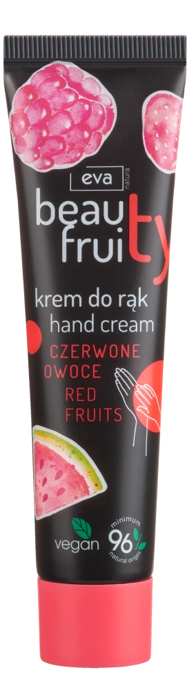 EVA NATURA BEAUTY FRUITY Krem do rąk czerwone owoce